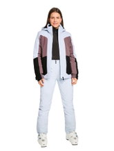 Ziener Winter Ski Trousers Tilla-Z (waterproof, windproof, snow gaiter, slim) long 2025 light blue ladies